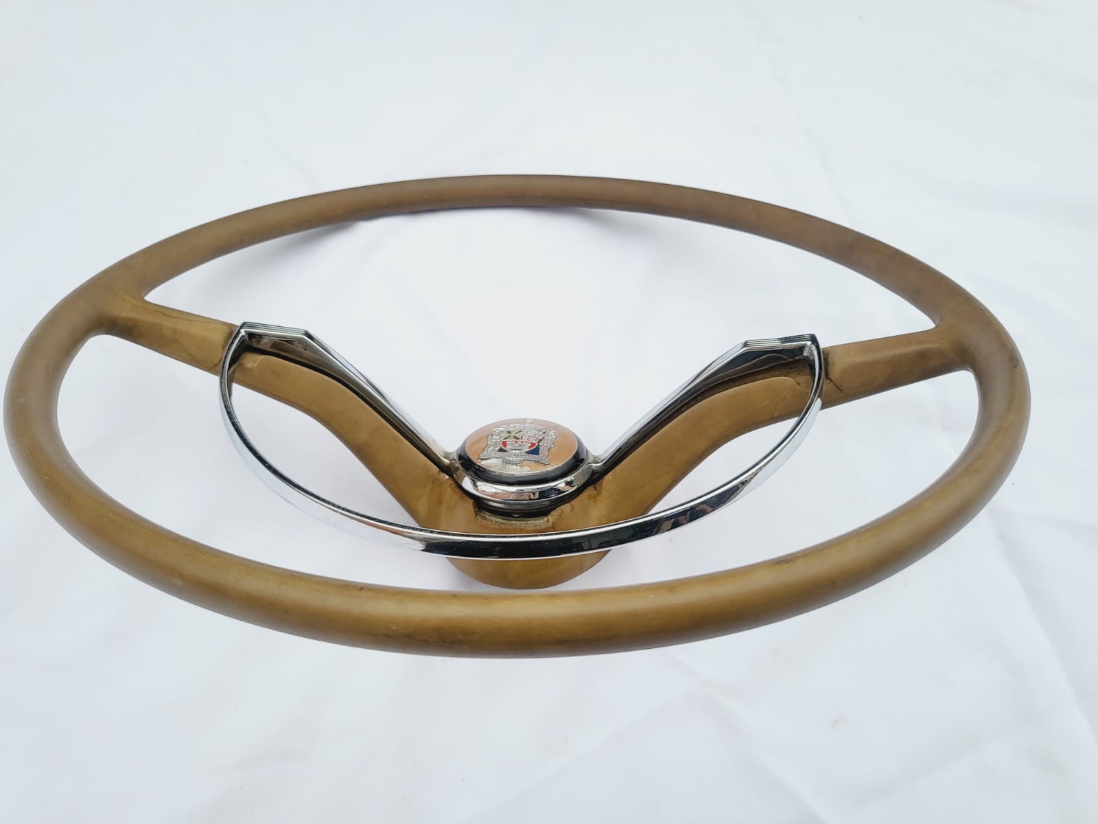 Volante Calice Fusca Marron Monocromático Original Vw